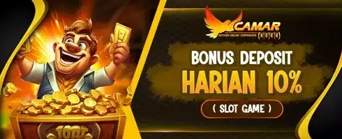 Reload Bonus Deposit Harian 10% promotion banner